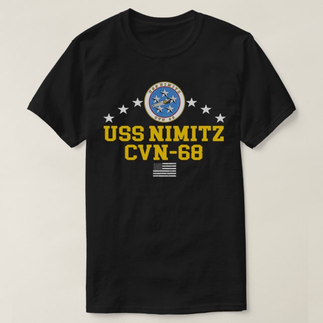 USS Nimitz CVN68 T-Shirt (Design vorne)