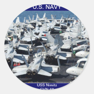 USS Nimitz CVN-68 Aircraft Sticker
