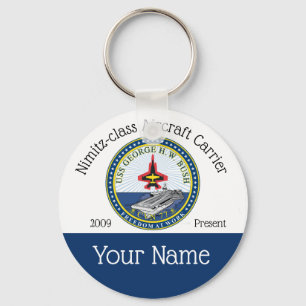 USS NIMITZ CVN-77 AIRCRAFT CARRIER SCHLÜSSELANHÄNGER