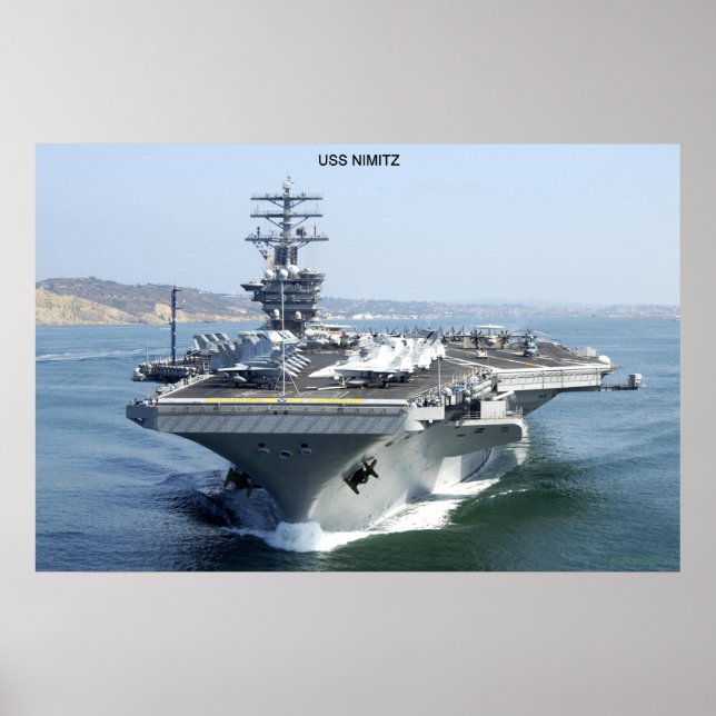 USS Nimitz Poster (Vorne)