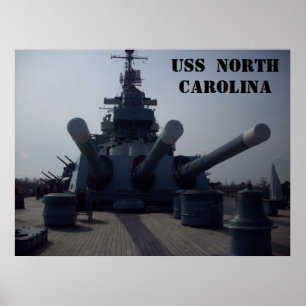 USS-North Carolina Poster