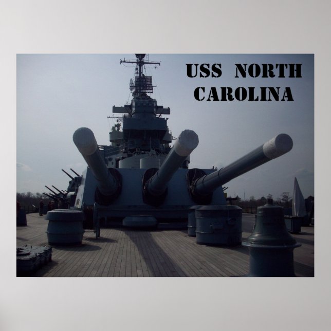 USS North Carolina Poster (Vorne)