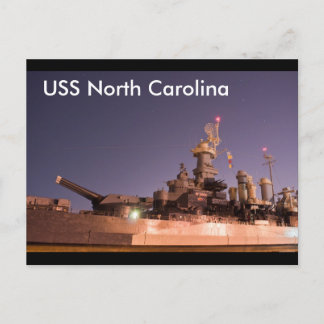 USS North Carolina Postkarte