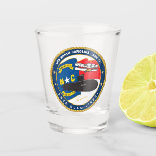 USS North Carolina (SSN-777) Schnapsglas