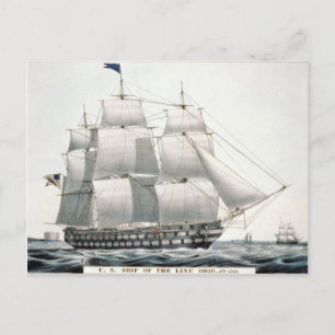 USS Ohio Post Card Postkarte