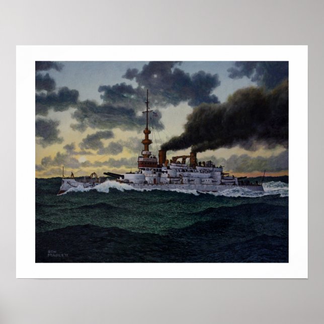 USS Oregon - 1896 Poster (Vorne)