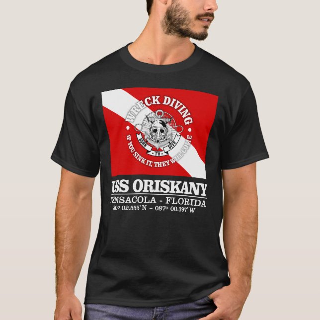USS Oriskany (beste Wracks) T-Shirt (Vorderseite)
