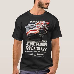 USS Oriskany CV34 Flugzeugträger veteranc T-Shirt