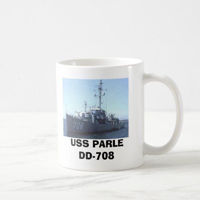 USS PARLE DD708 TASSE (Rechts)