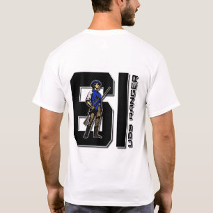 USS RANGER CV-61 SCOUT BLKLTR T - Shirt