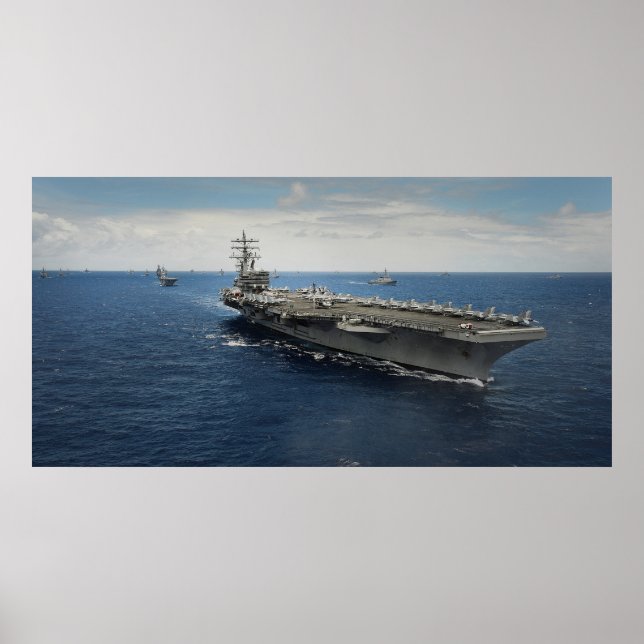 USS Ronald Reagan (CVN 76) Poster (Vorne)