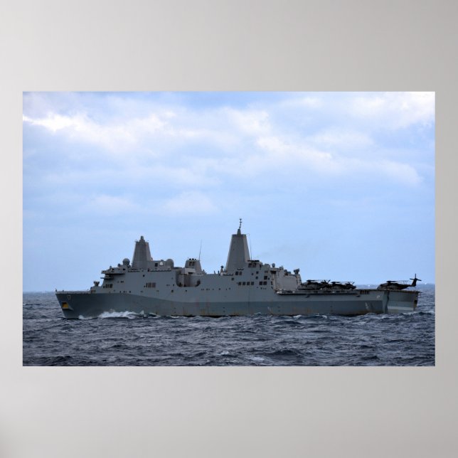 USS San Antonio (LPD 17) Poster (Vorne)