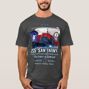 USS San Jacinto CG56 Texas stolz T-Shirt
