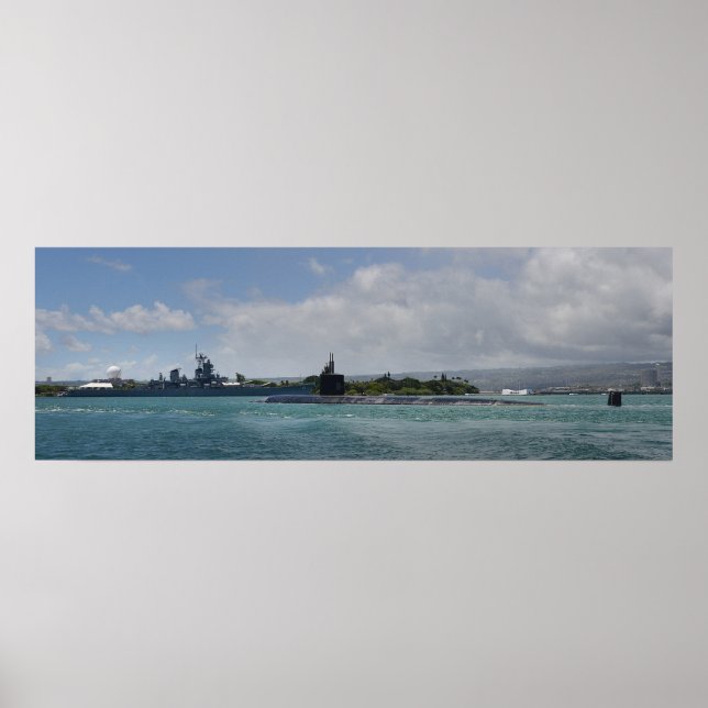 USS Santa Fe (SSN 763) Poster (Vorne)