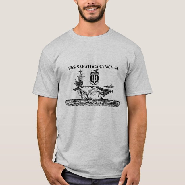 USS Saratoga T-Shirt (Vorderseite)