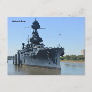 USS Schlachtschiff Texas Postkarte
