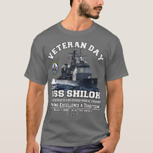 USS Shiloh CG67 Cruiser-Veteranen T-Shirt