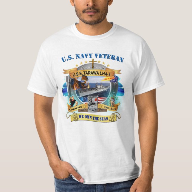 USS Tarawa 1975-1979 T-Shirt (Vorderseite)