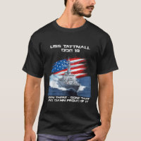 USS Tattnall DDG 19 Destroyer Ship USA Flag Vetera