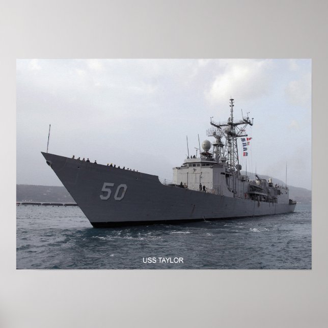 USS Taylor Poster (Vorne)