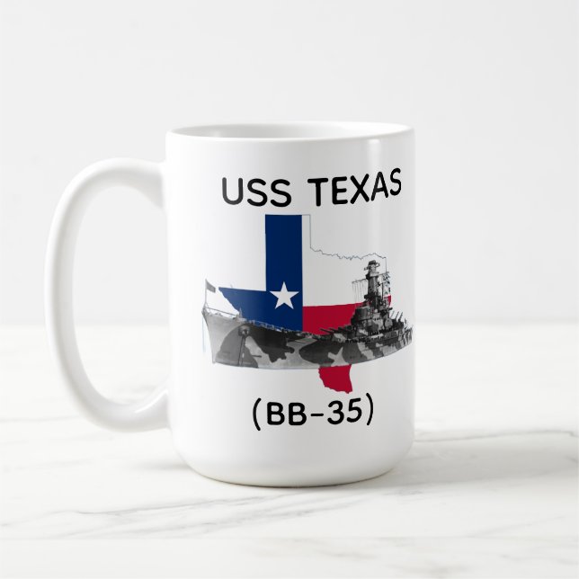 USS Texas (BB-35) 2  Kaffeetasse (Links)