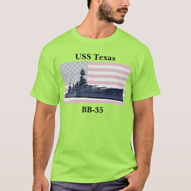 USS Texas (BB-35) T-Shirt (Vorderseite)