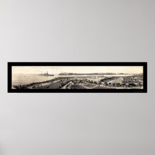 USS Texas im Foto Havanna 1928 Poster