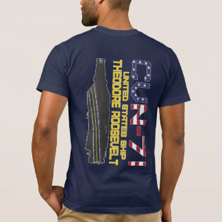USS THEODORE ROOSEVELT CVN-71 T - Shirt