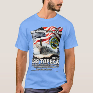 USS Topeka SSN754 U-Boot-Veteranen der US-Marine T-Shirt
