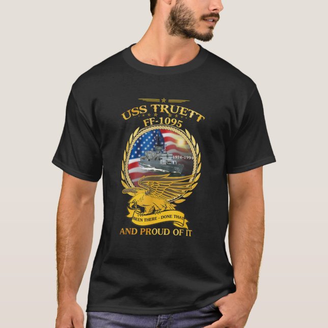 USS Truett FF 1095 T-Shirt (Vorderseite)
