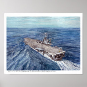 USS TRUMAN Art Print Poster