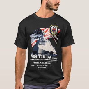 USS Tulsa LCS16 Independenceclass Littoral fight T-Shirt