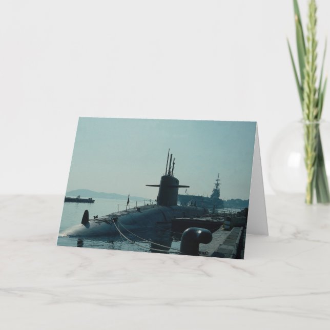 USS Ulysses Grant" U-Boot-Rakete Karte (Vorderseite)