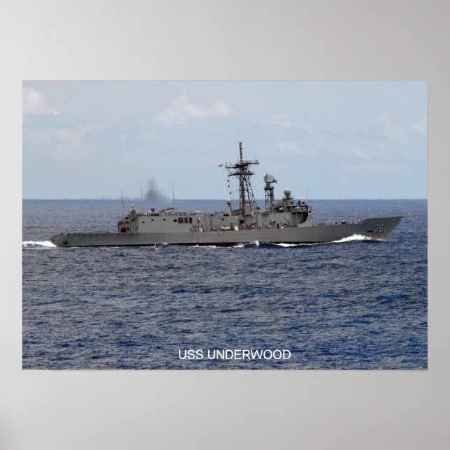 USS Underwood (FFG 36) Poster (Vorne)
