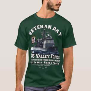 USS Valley Forge CG50 US Cruiser Veterans T-Shirt