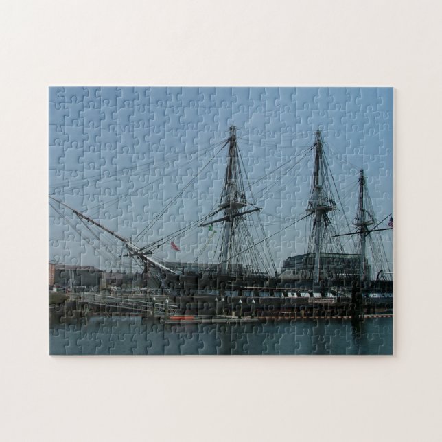 USS Verfassung Postcard Puzzle (Horizontal)
