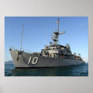 USS Warrior (MCM 10) Poster