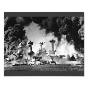 USS West Virginia am Pearl Harbor Fotodruck