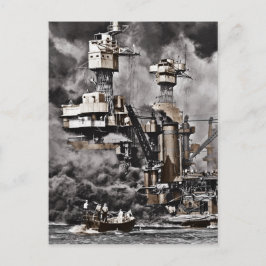USS West Virginia Postkarte