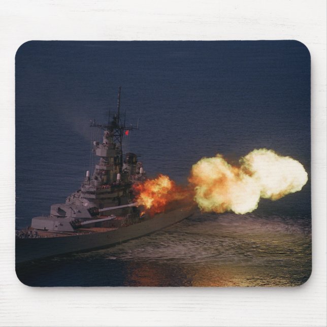USS Wisconsin (BB-64) Mousepad (Vorne)