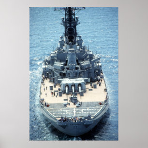 USS Wisconsin (BB-64) Poster