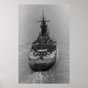 USS Wisconsin (BB-64) Poster