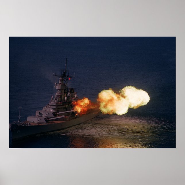 USS Wisconsin (BB-64) Poster (Vorne)