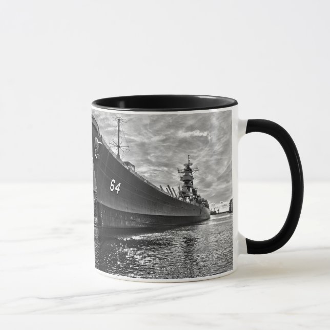 USS Wisconsin Kaffee-Tasse Tasse (Rechts)
