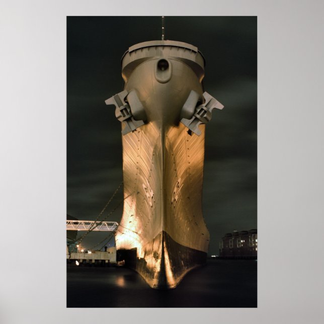 USS Wisconsin Poster (Vorne)