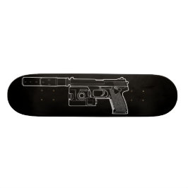 USSOCOM KENNZEICHEN 23 schwarzes Skateboard