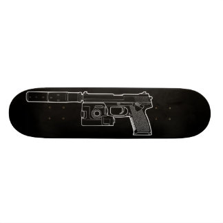 USSOCOM KENNZEICHEN 23 schwarzes Skateboard