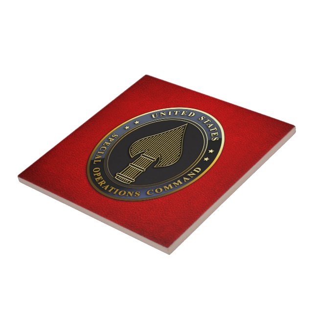 USSOCOM-Symbol Fliese (Seite)