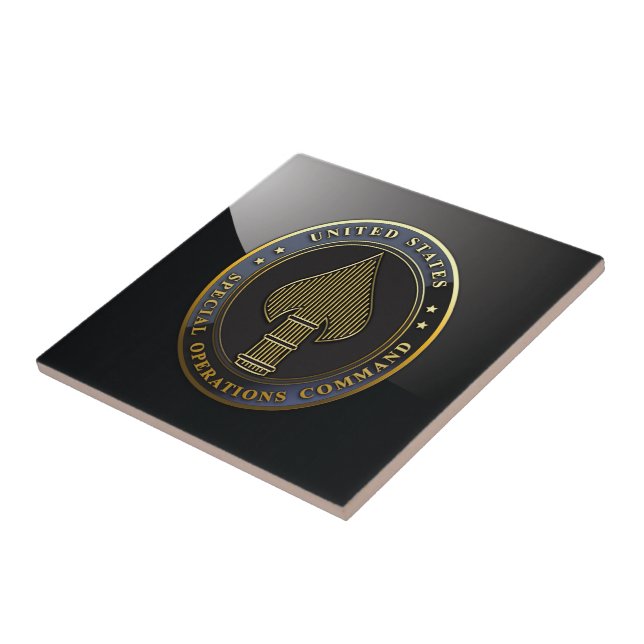 USSOCOM-Symbol Fliese (Seite)