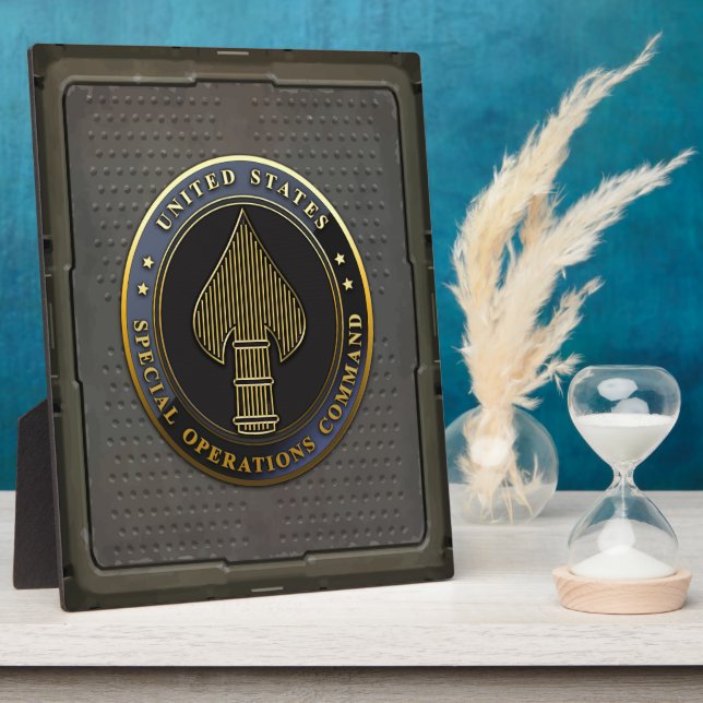 USSOCOM-Symbol Fotoplatte (Seite)